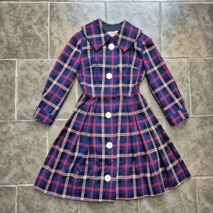 Vintage Trevira Plaid Dress